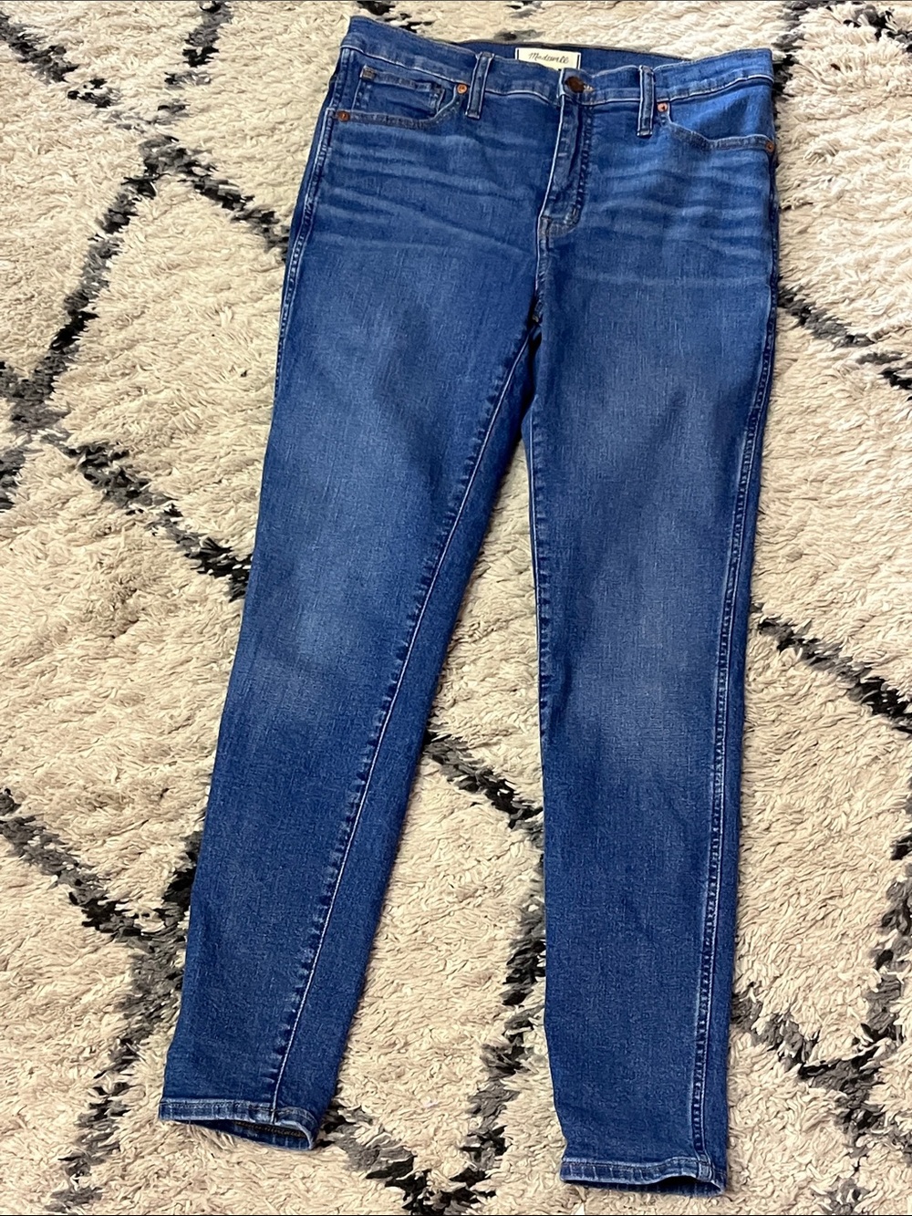 Madewell 10” High-Rise Skinny Jeans Size 29 Medium Wash Stretch Denim NWOT